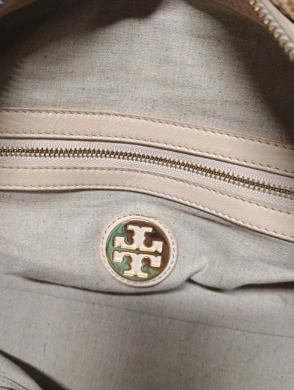 Tory Burch Vintage Woven Beige Weekend Duffel Bag - Unbranded - Picture 8 of 13